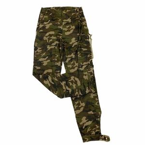 Kaylee Kollection Juniors Camo Utility Pants M